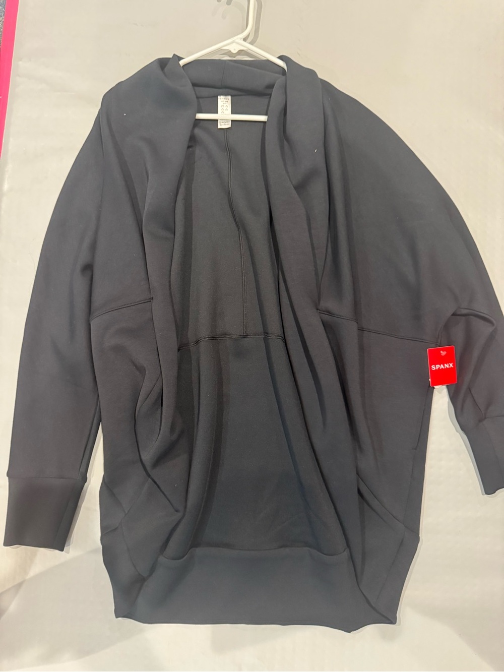 SPANX Black Long Sleeve Open Cardigan